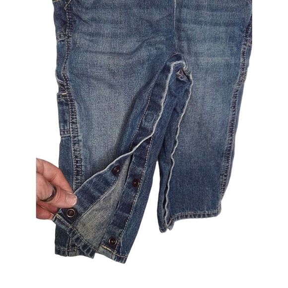 OshKosh B'Gosh Denim Overalls Size 18 mo. - Picture 3 of 7